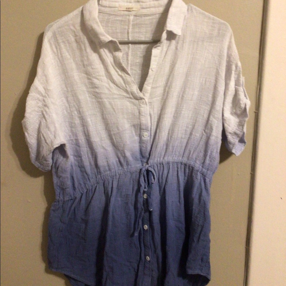 Ombré Button Up